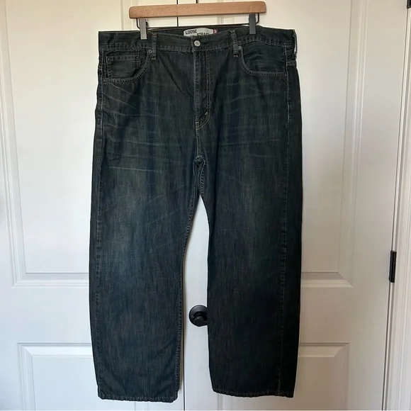 Levi’s 569 Loose Straight Mens Jeans 40x30, Dark Wash - Picture 12 of 16